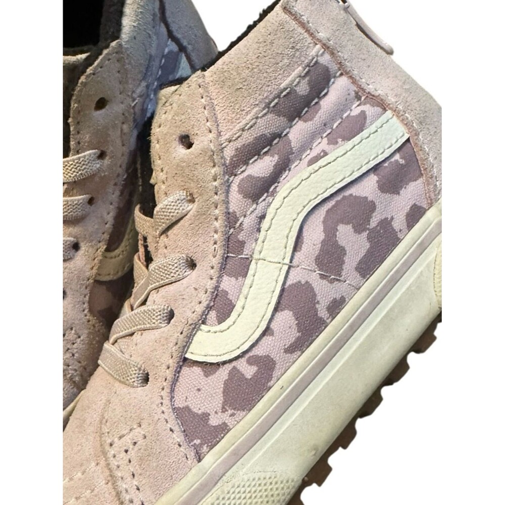 Vans Toddler Sk8-Hi Zip Up Back MTE-1 Orchid Ice Leopard - Size 8 Toddler - Picture 11 of 11